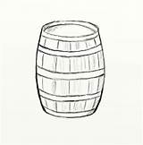 Barrel Stave Wine Whiskey Feltmagnet sketch template
