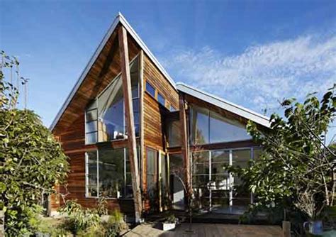 sustainable architecture  split house  bild