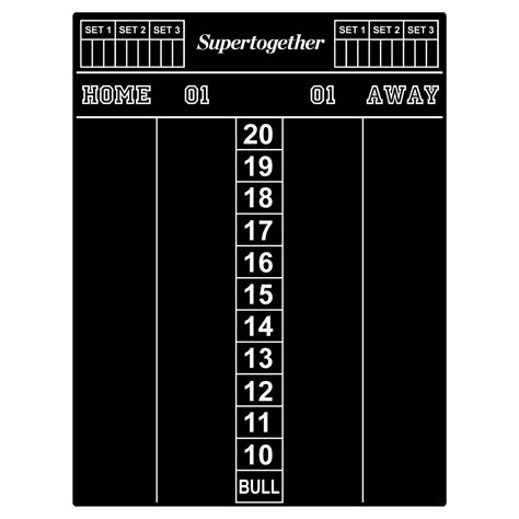 darts scoreboard blackboard repositionable chalkboard score board wall sticker ebay