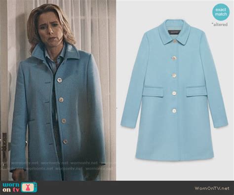 Wornontv Elizabeth’s Blue Coat On Madam Secretary Téa