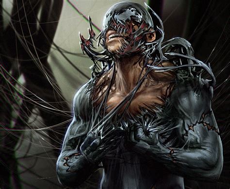 spider man  amazing pieces  venom concept art