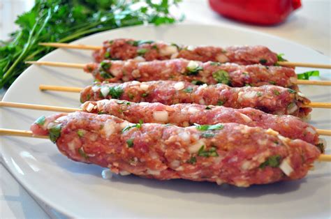 moroccan kefta kebab recipe with ground beef or lamb