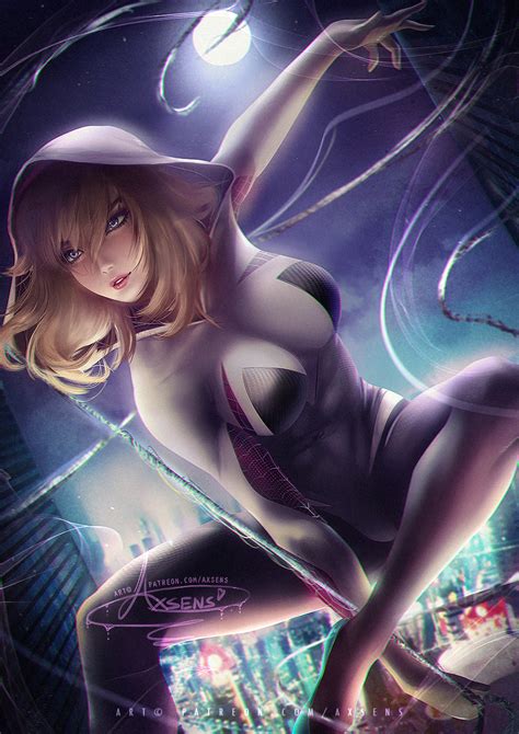 spider gwen by axsens hentai foundry