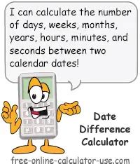 date difference calculator years months weeks days