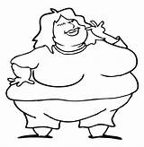 Fat Coloring Lady Woman Drawing Mama Body Yo Ugly Sketch Curvy Colouring Sketches Jokes Blonde Drawings Dirty Template Childcoloring Larger sketch template