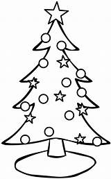 Christmas Coloring Pages Tree Printable Drawing Visit Animals sketch template