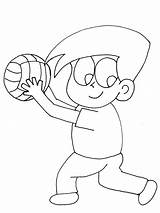 Coloring Volleyball Pages Sports Printable Kids Print Categories Similar Popular Advertisement sketch template