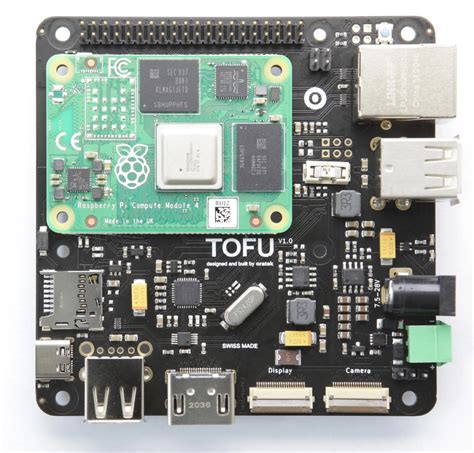 raspberry pi compute module  industrial carrier board supports  nvme ssd  lte modem cnx