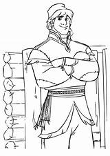 Coloring Pages Hans Prince Extinguish Fire Water Rival Kristoff sketch template