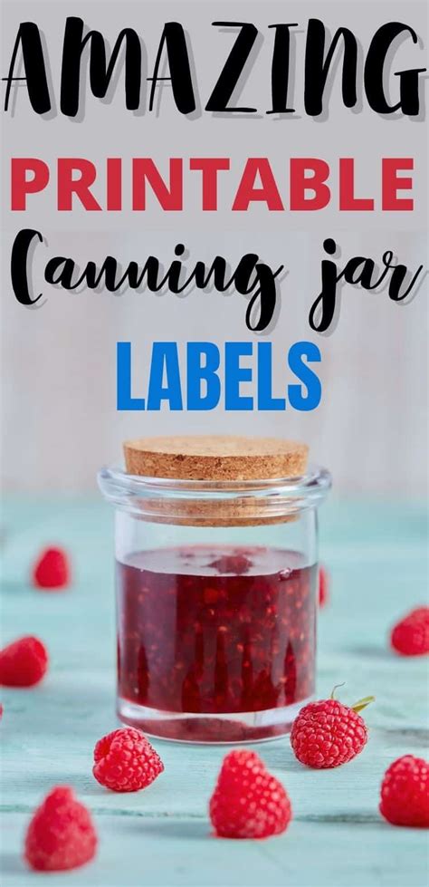 jelly jar labels printable