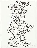 Save Personnage Dubuffet Jean sketch template