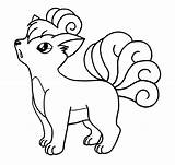 Vulpix Espeon Lineart Umbreon Shifting Getcolorings Queeky Pokemons sketch template