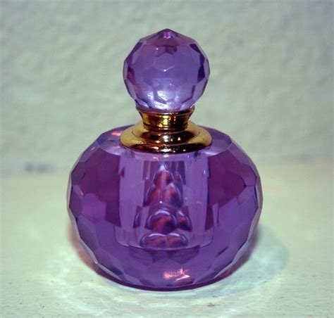 purple crystal perfume bottle perfume bottles  pinterest