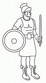 Coloring Rome Ancient Roman Drawing Soldier Library Clipart sketch template
