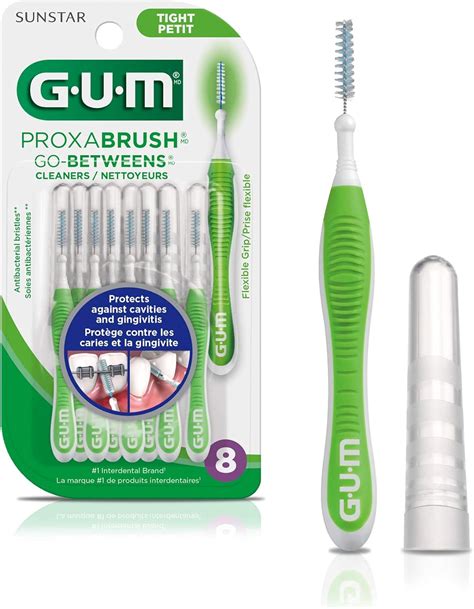 gum proxabrush  betweens interdental brushes tight plaque removal