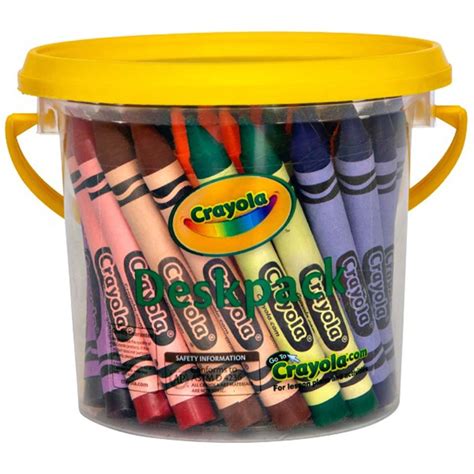 crayola deskpack large crayons pack  winc