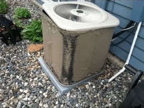 clean  dirty ac outdoor unit youtube