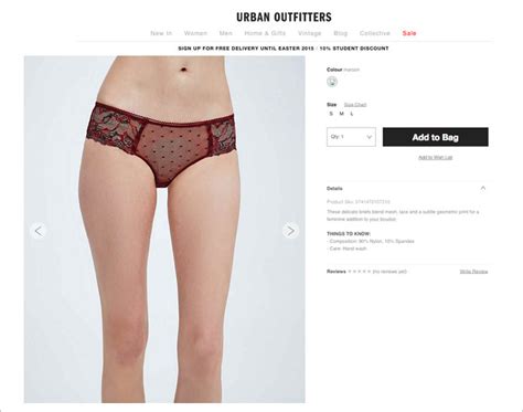 this urban outfitters model photo was banned because of a too wide