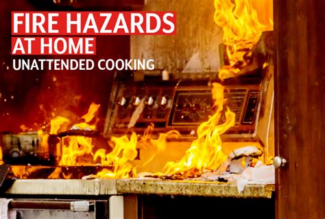 Unattended Cooking Is The Leading Cause Of Fires In The Kitchen