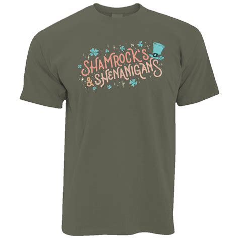 Shamrocks And Shenanigans St Patricks Day T Shirt Shirtbox