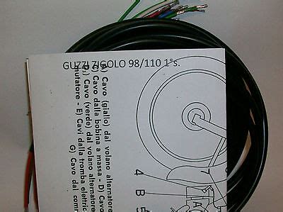 wiring electrical wiring moto guzzi bunting     circuit diagram ebay