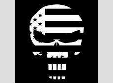 Punisher Skull USA Flag Vinyl Decal Car Truck Die Cut Window Sticker