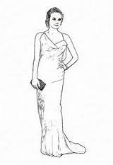 Coloring Celebrity Sketch Diane Kruger Dan Work 345px 11kb Pages sketch template