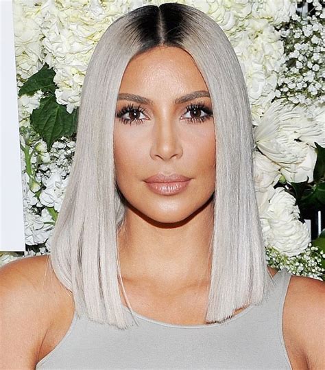 15 times we bowed down and worshipped kim kw s hair platinum blonde
