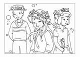 Easter Bonnet Colouring Parade Coloring Pages Choose Board Activity Kids Activityvillage sketch template