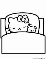 Kitty Hello Coloring Pages Goodnight Printable Book Colouring Print Info Kids Choose Board sketch template