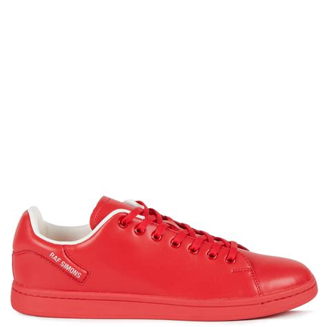 raf simons runner orion red sneakers hervia