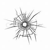 Bullet Hole Glass Drawing Vector Broken Stock Background Mirror Holes Tattoo Drawings Path Illustration Getdrawings Shattered Winding Reflection Vectors Paintingvalley sketch template