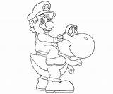 Yoshi Coloring Pages Library Clipart Popular Cartoon sketch template