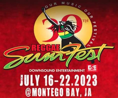 reggae sumfest 2023 celebrates 30 years of jamaican music culture and