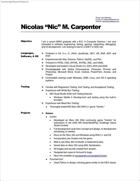 carpenter resume template  samples examples format resume