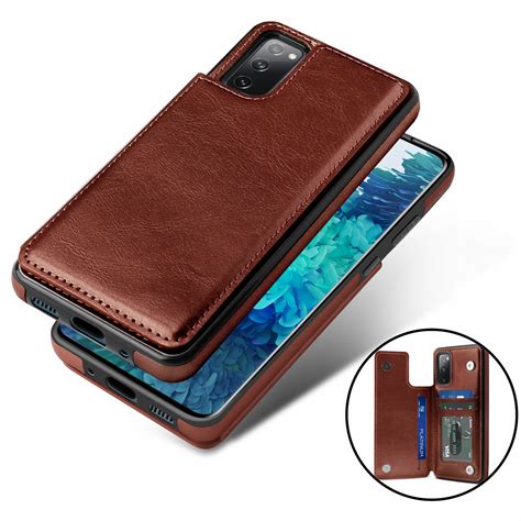 samsung galaxy  fe  note  ultra wallet case leather card slots cover ebay