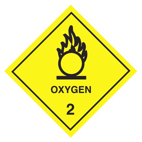 lbdcn label oxygen oxidizing gas cabot shipping supplies