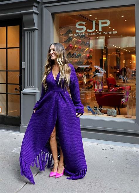 Pics Sarah Jessica Parker Just Wore The Ultimate Knit Dress