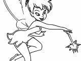 Tinkerbell Coloring Magic Wecoloringpage sketch template