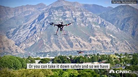 dronehunter intercepts trespassing drones  radar  net