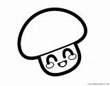 Kawaii Coloring4free Coloring Pages Mushroom Related Posts sketch template