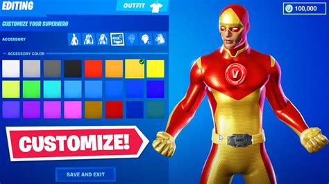 customize  hero  fortnite create custom skins youtube