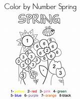 Spring Activity Color Number Sheets Coloring Pages Printable Sheet Worksheets Kindergarten Scribblefun Size Butterfly Choose Board Flower sketch template