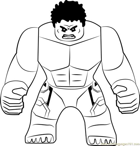 lego  hulk coloring page  kids  lego printable coloring