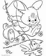 Easter Coloring Pages Print Bunny Color Sheets Printable sketch template