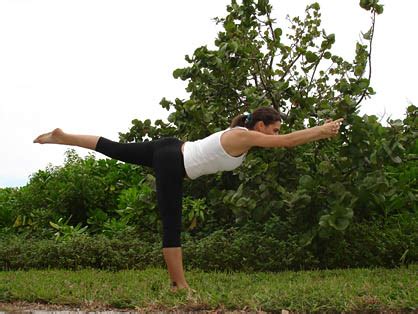 bikram balancing stick pose