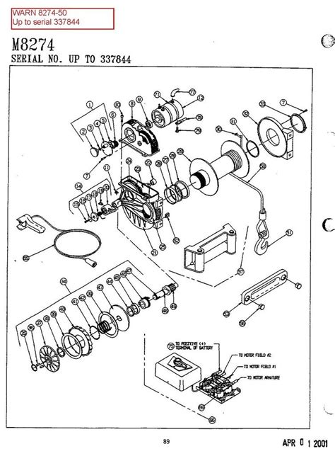 warn winch  wiring diagram picture