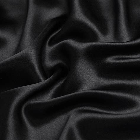 silk black color mm silk satin fabric  dress shirts etsy india