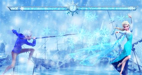 Ice King Vs Ice Queen Elsa And Jack Frost Photo 37261917