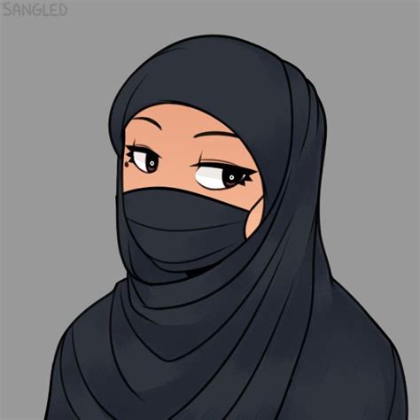 Pin By Wafaa Aliyyah Faaria On Artwork Hijabi Pfp Cartoon Hijab